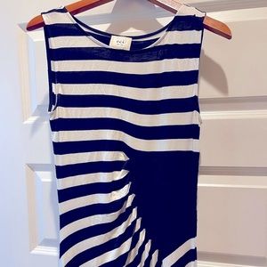 Zara jcrew Maxi ECI long black and white dress size M like Zara basic minimalist